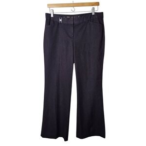 Express 8 Deep Purple Editor Pants Barely Boot Low Rise‎ Stretch Work Career